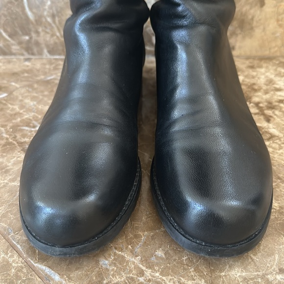 Stuart Weitzman Over-the-Knee 50/50 Boots Black Size 6 EUC - Picture 4 of 11